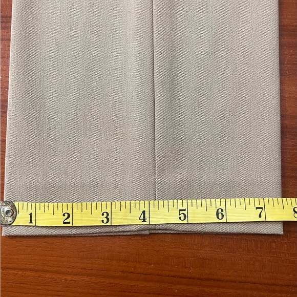 TALBOTS PETITE 2P DRESS PANTS BEIGE - Picture 5 of 16